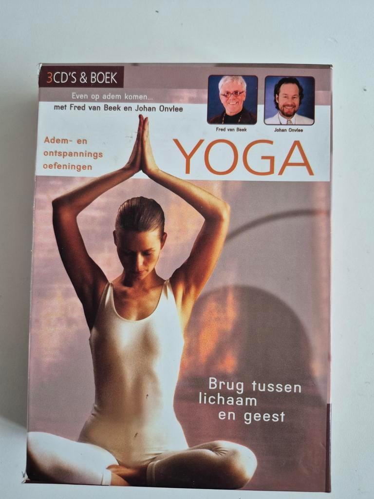 Yoga Adem- en ontspanningsoefeningen 3 CD's & Boek, Ophalen of Verzenden