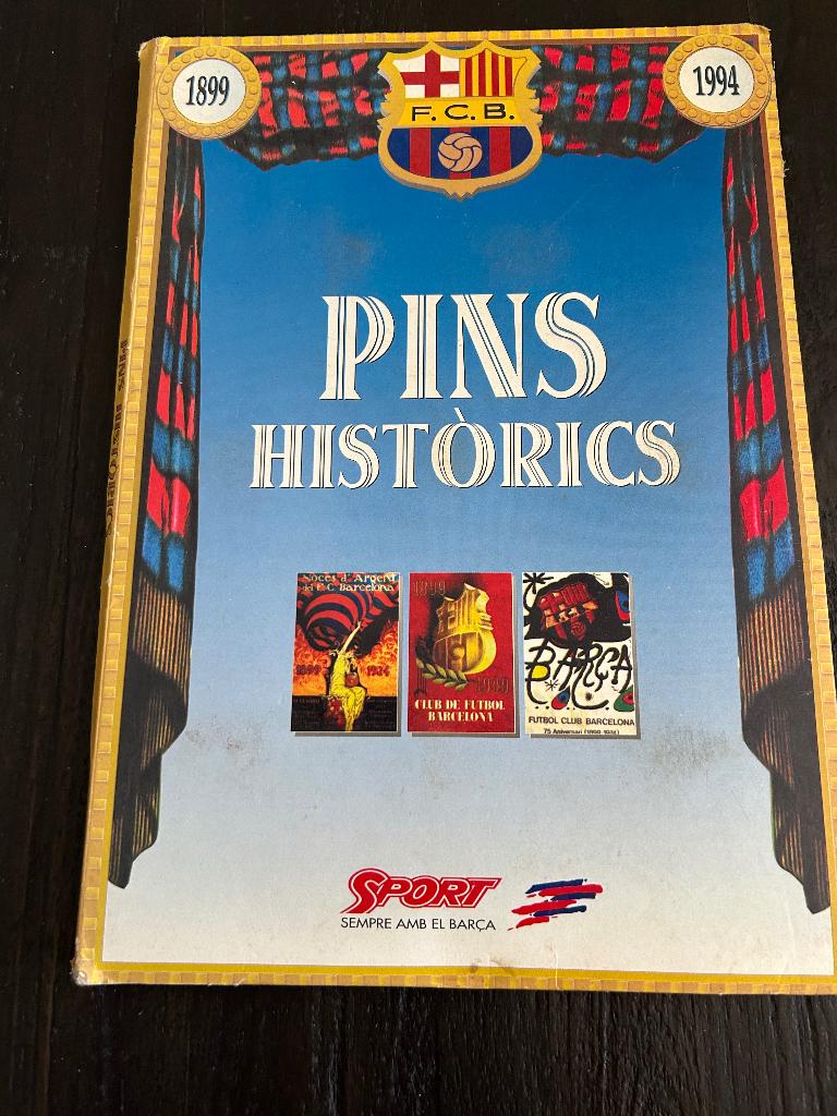 Pins fc barcelona met affiches en johan cruyff, Verzenden, Gebruikt, Buitenlandse clubs, Overige typen