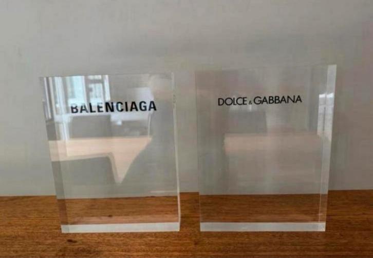 Vintage Epoxy reclame modeontwerpers beeldblokken.12, Verzamelen, Retro, Huis en Inrichting, Ophalen