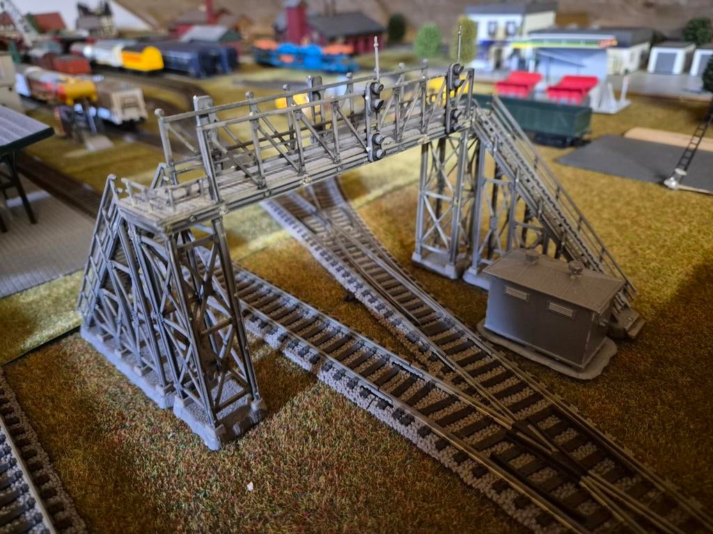 Faller H0 Voetgangersbrug - Modelspoor Brug, Overige merken, Gebruikt, Gelijkstroom of Wisselstroom, Brug, Tunnel of Gebouw