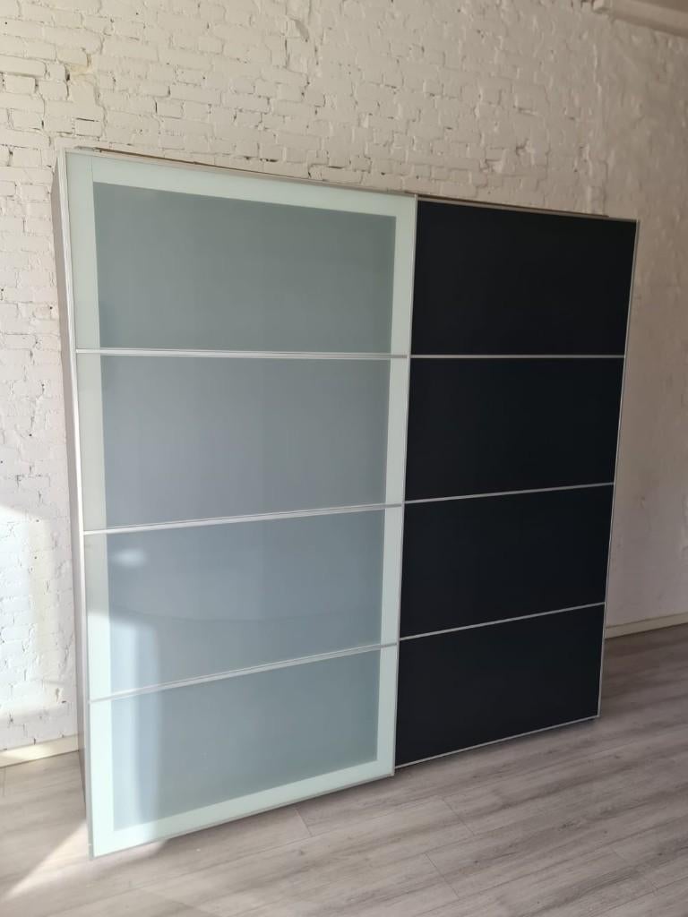 Kledingkast ikea pax 200x202cm. Leveren/Monteren mogelijk, 200 cm of meer, Ikea, Met klep(pen), Ophalen of Verzenden