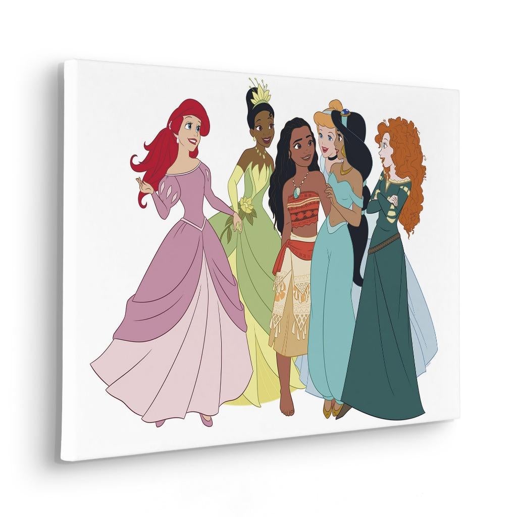 Disney Princess Canvas - 60x40 cm - Together, Nieuw, Ophalen of Verzenden, Nvt, Nvt