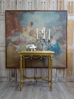 Vergulde tafel met guirlandes, Ophalen