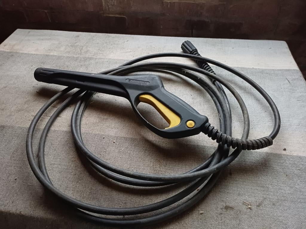 Spuitpistool met slang kacher., Ophalen, Elektrisch