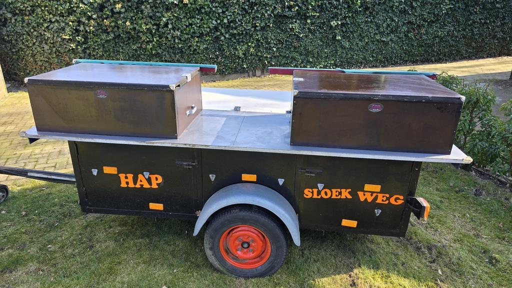 BBQ Aanhanger, Ophalen, Zo goed als nieuw