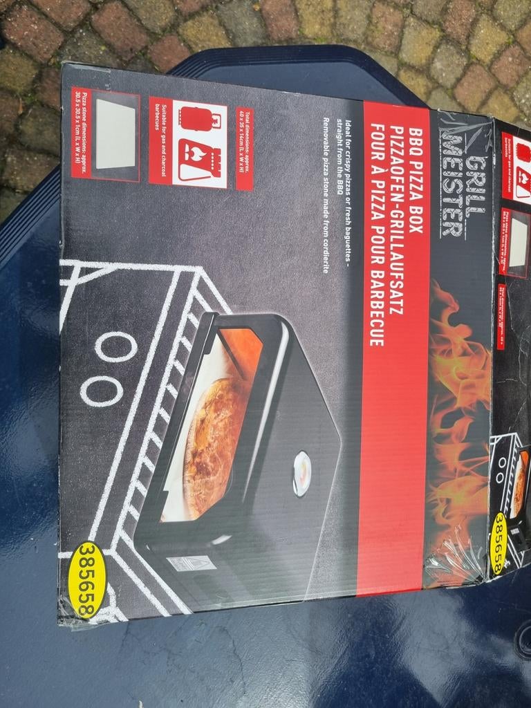 Pizza bbq, Tuin en Terras, Houtskoolbarbecues, Verzenden, Gebruikt