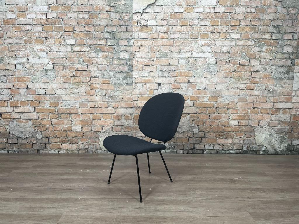 Gispen Kembo 301 Easy Chair antraciet bij TheReSales, Minder dan 75 cm, Ophalen of Verzenden, Zo goed als nieuw, Stof
