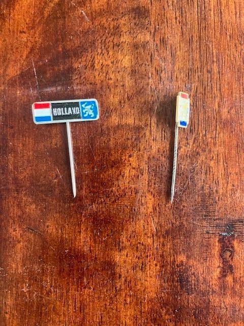 Speldjes bevrijding, Ophalen of Verzenden, Landmacht, Nederland, Embleem of Badge