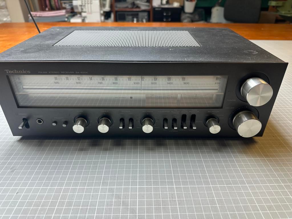 Technics SA-400K FM/AM Stereo Receiver - Vintage Audio, Ophalen of Verzenden, Gebruikt