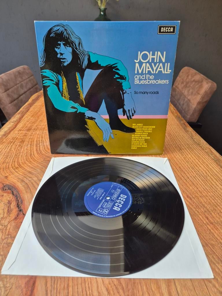 John Mayall and the Bluesbreakers - So Many Roads LP, Gebruikt, Overige genres, Ophalen of Verzenden, 12 inch