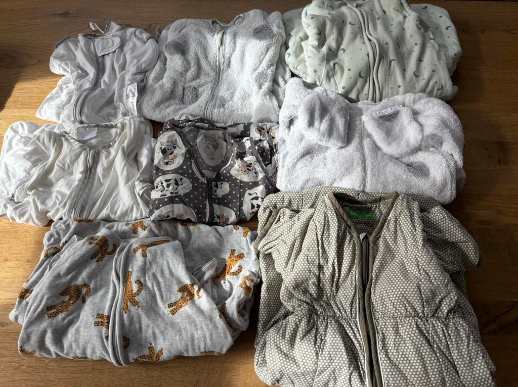 Diverse slaapzakken 9 stuks, Ophalen, Gebruikt, Slaapzak