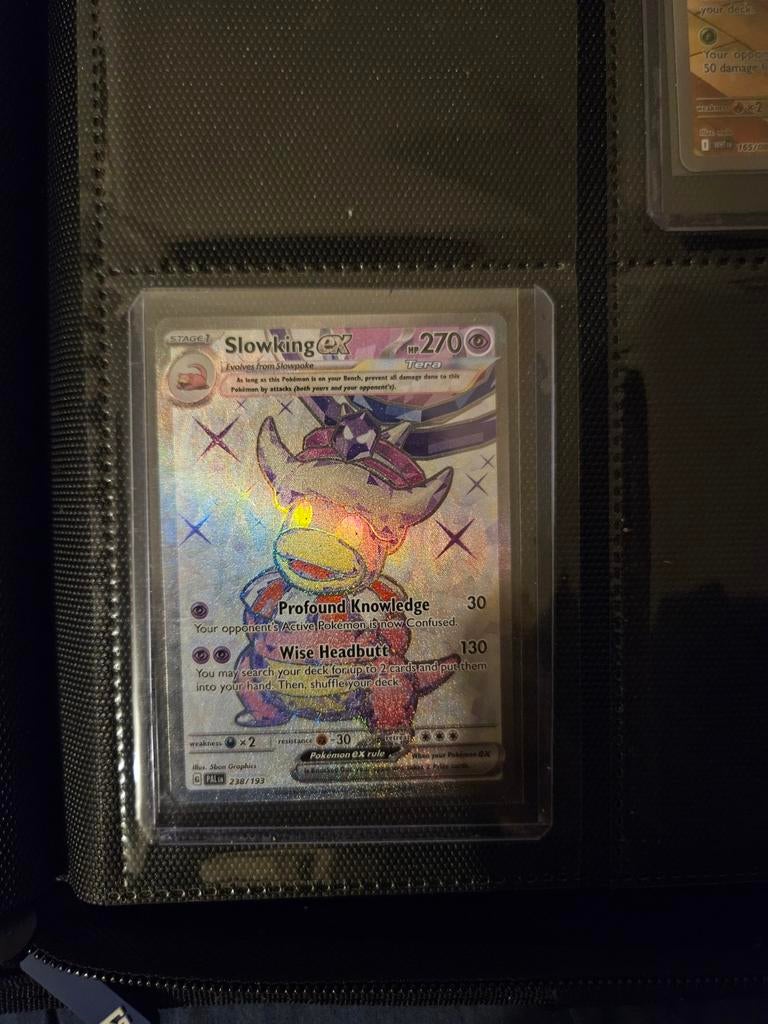 Pokemon Slowking ex 238/193 Paldea Evolved, Ophalen of Verzenden, Zo goed als nieuw, Losse kaart, Foil