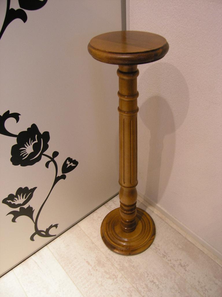 Prachtige Mahonie houten zuil, Ophalen, Nieuw