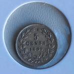 5 Cent Zilver uit 1869 van Willem 3, Koning Willem III, Verzenden, Zilver, Losse munt