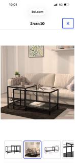 Ikea salontafel te koop 3 delig, Huis en Inrichting, Tafels | Salontafels, 50 tot 100 cm, Rond, Ophalen of Verzenden, Zo goed als nieuw