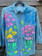 Spijker blouse jasje, Ophalen of Verzenden, Zo goed als nieuw, Maat 46/48 (XL) of groter, Blauw