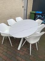Hartman Xander tafel met Sophie studio dining stoelen, Ophalen, Kunststof, Gebruikt, Eettafel