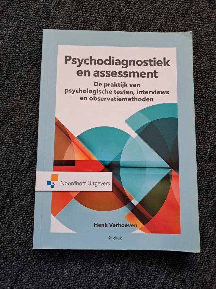 Psychodiagnostiek en assessment - Henk Verhoeven, Boeken, Studieboeken en Cursussen, Zo goed als nieuw, HBO, Gamma, Ophalen of Verzenden