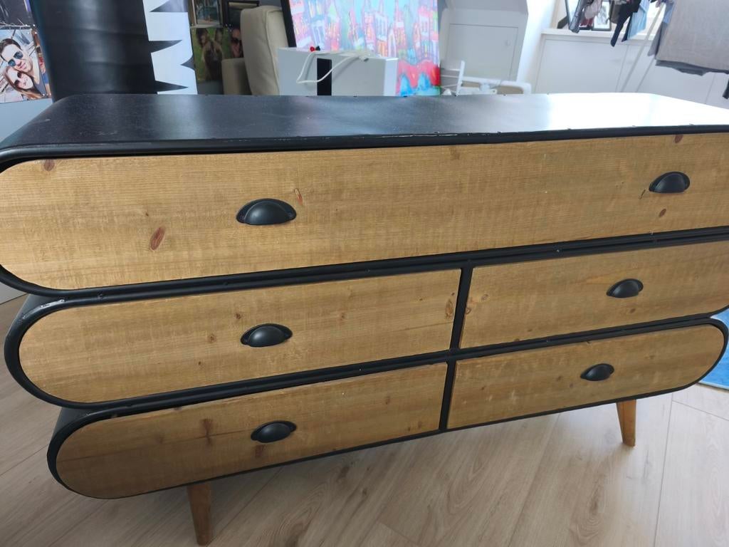 Ladekast te koop, Huis en Inrichting, Kasten | Ladekasten, Ophalen, 50 tot 100 cm, 3 of 4 laden, Minder dan 100 cm