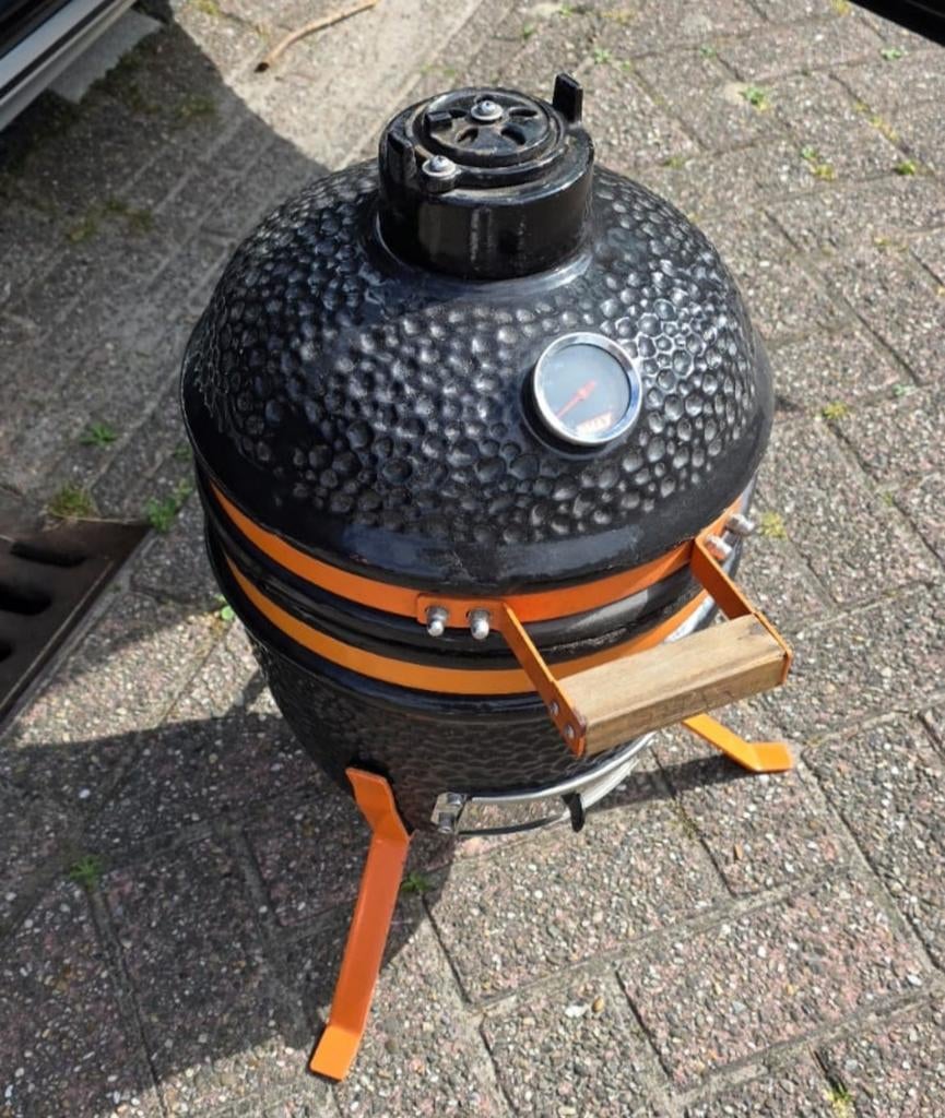 Kamado 13", Ophalen, Zo goed als nieuw, Kamado, Met accessoires