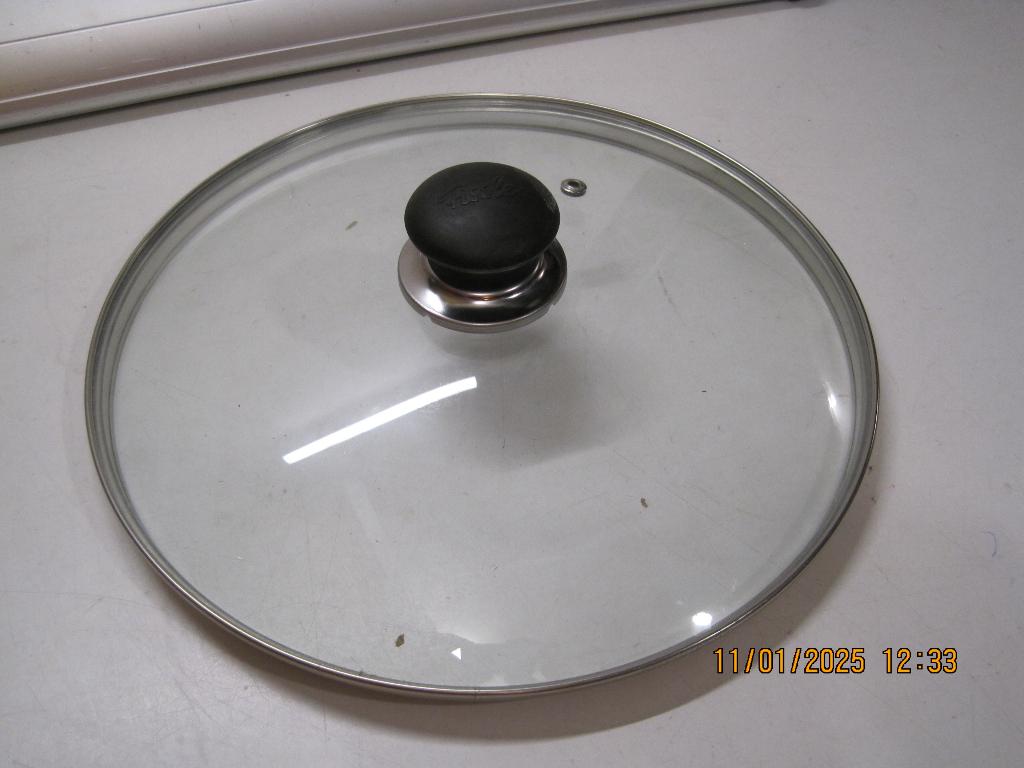 fissler deksel pan 28 cm dia (327), Ophalen of Verzenden, Gebruikt, Glas, Overige typen