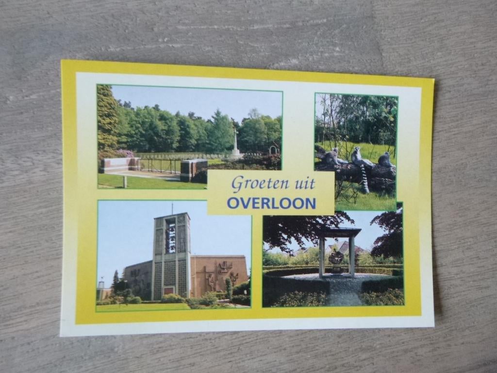 Overloon, groeten uit, Verzenden, 1980 tot heden, Ongelopen, Noord-Brabant