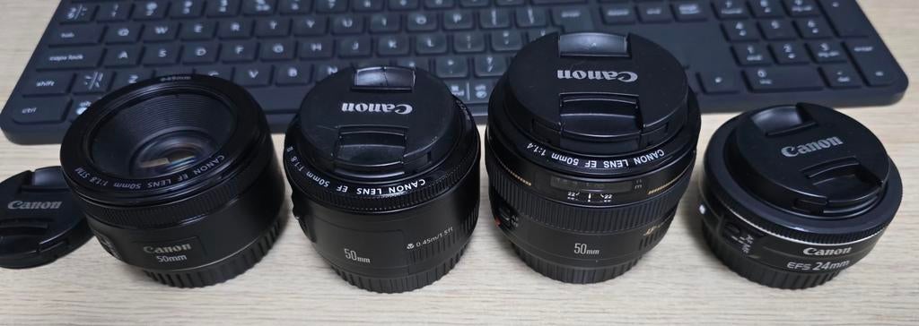DIVERSE LENZEN ZIE ADVERTENTIE Canon EF ef-s 50mm 24mm 60mm, Audio, Tv en Foto, Fotografie | Lenzen en Objectieven, Ophalen of Verzenden