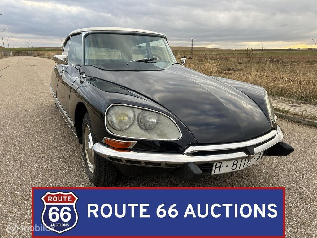 Citroën DS23 IE | 1974 | Route 66 Auctions, Auto's, Overige carrosserieën, Citroën, Zwart, Bedrijf