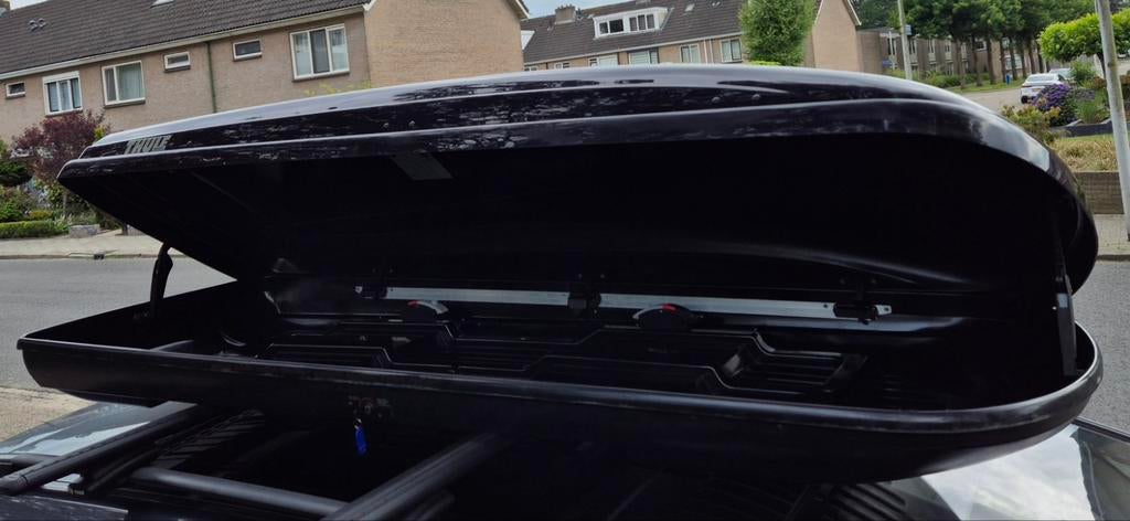 Zeer mooie grote stoere THULE 450 XL glans dakkoffer skibox, Ophalen of Verzenden, Zo goed als nieuw