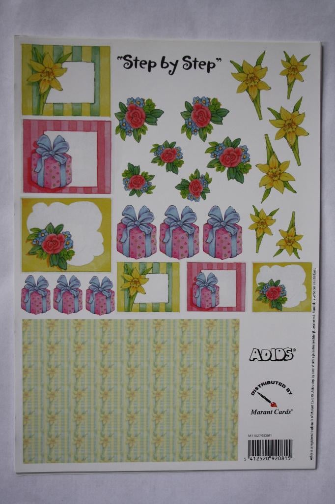 20 stuks Knipvellen 3D 7021, Ophalen of Verzenden, Nieuw, Natuur, Knipvel