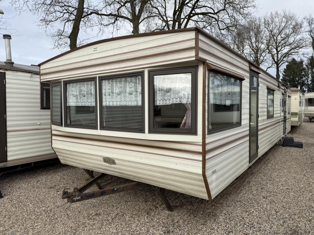 Boston Super Stacaravan 11.10 x 3.50 m 3 Slp, Caravans en Kamperen, Stacaravans, Niet ingevuld, Niet ingevuld, Niet ingevuld