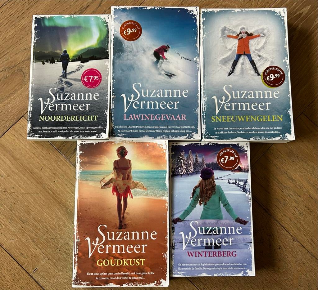 5 boeken van Suzanne Vermeer, Boeken, Ophalen of Verzenden, Gelezen, Nederland