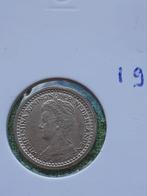 dubbeltje 1919, Postzegels en Munten, Munten | Nederland, Ophalen of Verzenden, Koningin Wilhelmina, 10 cent, Zilver