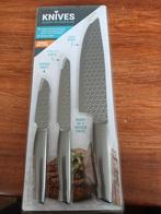 Messenset koksmes. Hobbymes, schilmes, Ophalen of Verzenden, Nieuw, Rvs of Chroom