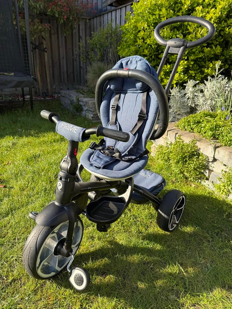 Trike driewieler QPlay Prime 6 in 1 - in topstaat!, Ophalen, Zo goed als nieuw, Verstelbare zitting