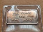 Bache: 1 oz Vintage Silver Bar. Hunt Brothers. Zilverbaar., Ophalen of Verzenden, Zilver