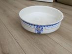 Lampet schaal (blauw, wit & goud), Ophalen