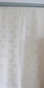 2 ROOMWITTE /CREME ,GORDIJNEN MOOIE DICHTE STRUCTUUR ,, 100 tot 150 cm, 200 cm of meer, Overige kleuren, Ophalen of Verzenden