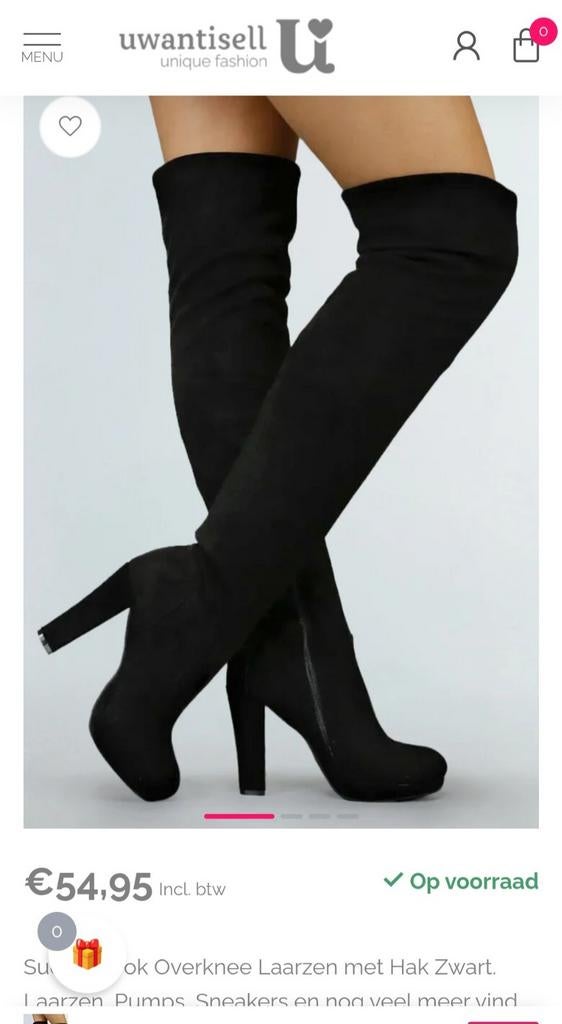 Overknee laarzen Anna Field maat 38, Kleding | Dames, Schoenen, Hoge laarzen, Anna Field, Zwart, Ophalen of Verzenden