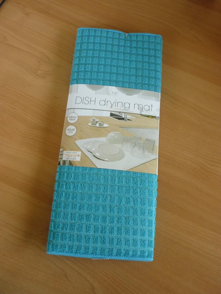 Turquoise blauwe microvezel vaat afdruipmat Dish drying mat, Huis en Inrichting, Keuken | Keukenbenodigdheden, Ophalen of Verzenden