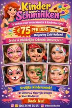 Schmink voor kinderfeestjes, Ophalen of Verzenden