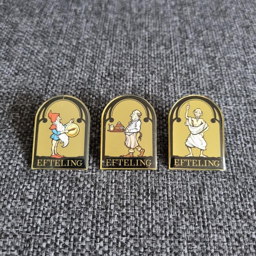 Efteling pin broches speldje 3.5 cm hoog x 3 cm breed, Ophalen of Verzenden, Zo goed als nieuw, Button of Speldje