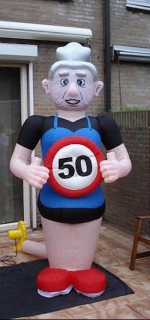 Sarah pop 50 jaar te huur - Opblaasbare Sarah, Ophalen, Gebruikt, Abraham of Sarah