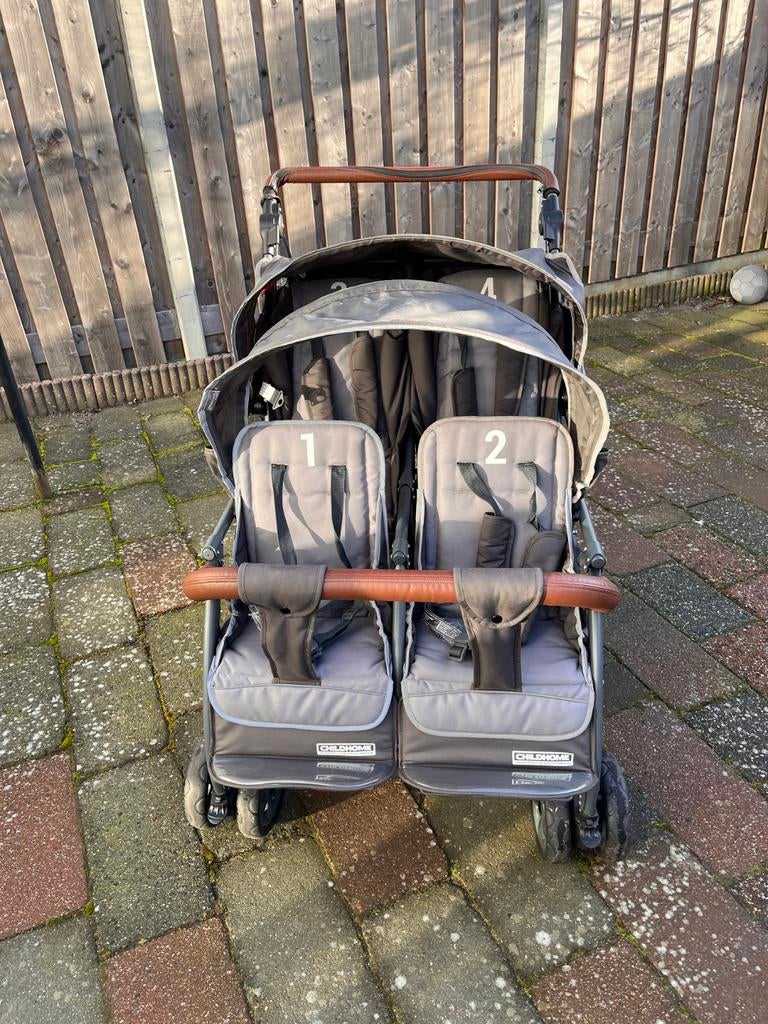 Childhome Wandelwagen voor 4 kinderen, Kinderen en Baby's, Gebruikt, Duowagen, Ophalen, Kinderwagen