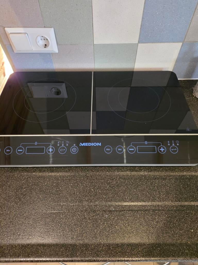 Nieuwe Medion dubbele 2 pits inductieplaat, Ophalen, Nieuw, 3 kookzones of minder, Inductie