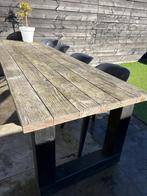 Buitentafel en stoelen, Ophalen of Verzenden, Gebruikt, Rechthoekig, Hout