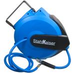 Stahlkaiser Autom. luchtslang Haspel 15 mtr Snelkoppeling, Ophalen of Verzenden, Nieuw