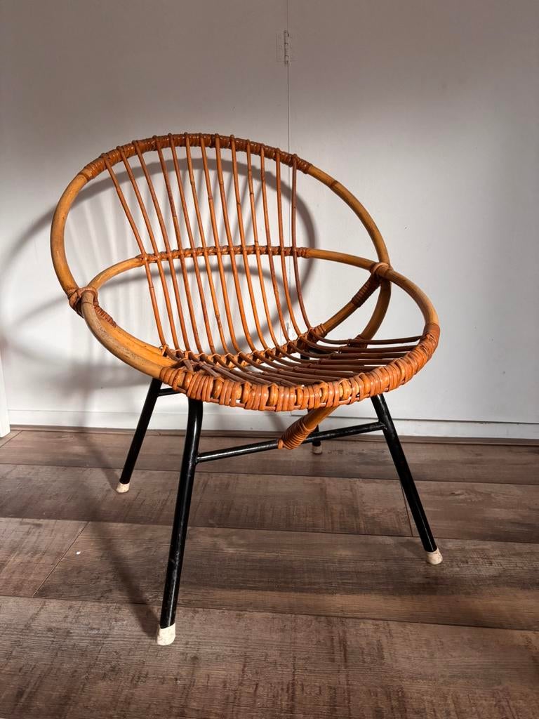 Vintage Rohe Noordwolde stoel, Huis en Inrichting, Stoelen, Ophalen, Zo goed als nieuw, Eén