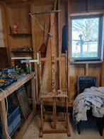 Schildersezel met dag verlichting en afzet, Ophalen, Ezel