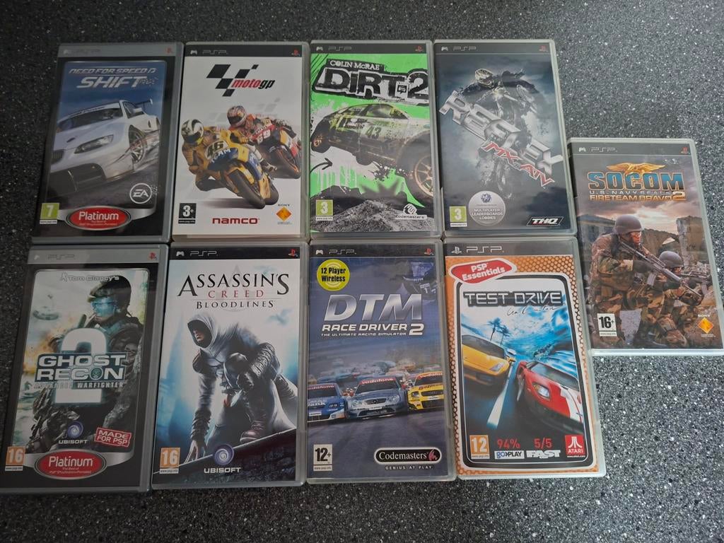 Playstation Portable (PSP) Games (€5,- per stuk), Spelcomputers en Games, Ophalen of Verzenden, Gebruikt, Vanaf 3 jaar